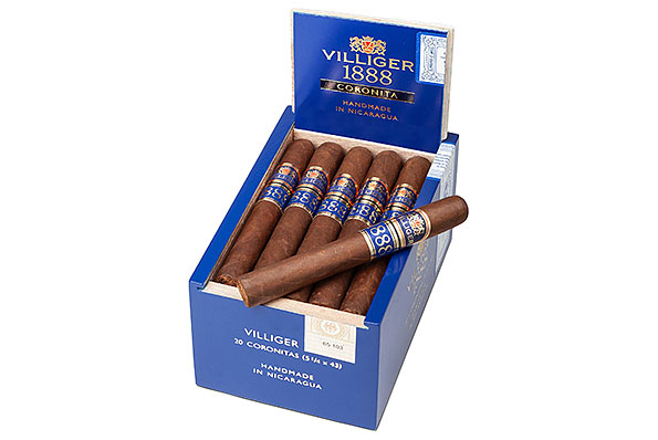Villiger 1888 Nicaragua Coronita (Coronita) 20 Cigars Villiger 1888 Nicaragua Coronita (Coronita) 20 Cigars