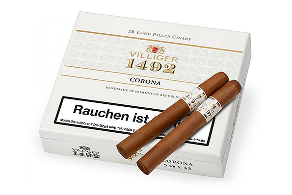 Villiger 1492 Corona (Corona) 20 Cigars  Villiger 1492 Corona (Corona) 20 Cigars