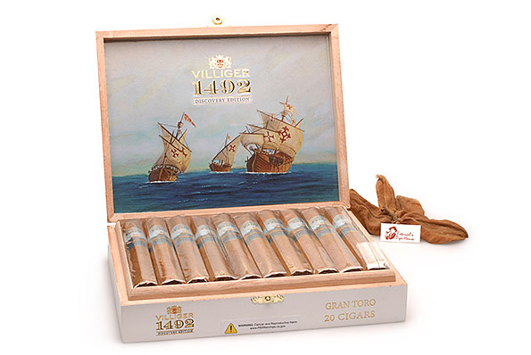 Villiger 1492 Discovery Edition (Toro Gordo) 20 Cigars  Villiger 1492 Discovery Edition (Toro Gordo) 20 Cigars