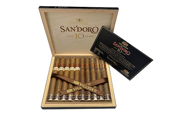 Villiger San'Doro 10 Years Aged (Churchill) 10 Zigarren  Villiger San'Doro 10 Years Aged (Churchill) 10 Zigarren