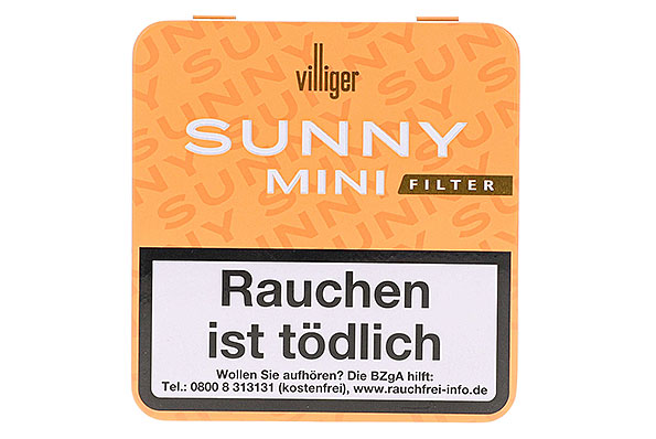 Villiger Sunny Mini Filter Peach 20 Cigarillos