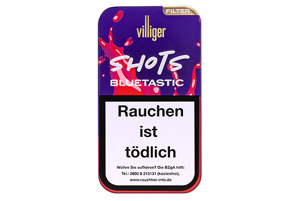 Villiger Shots Bluetastic Filter 10 Cigarillos Villiger Shots Bluetastic Filter 10 Cigarillos