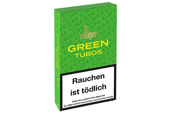 Villiger Tubos Green Caipirinha (Panetela) 4 Zigarren  Villiger Tubos Green Caipirinha (Panetela) 4 Zigarren