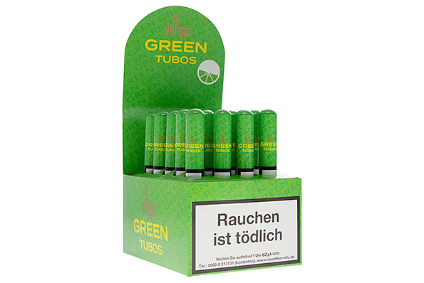 Villiger Tubos Green Caipirinha (Panetela) 20 Cigars Villiger Tubos Green Caipirinha (Panetela) 20 Cigars