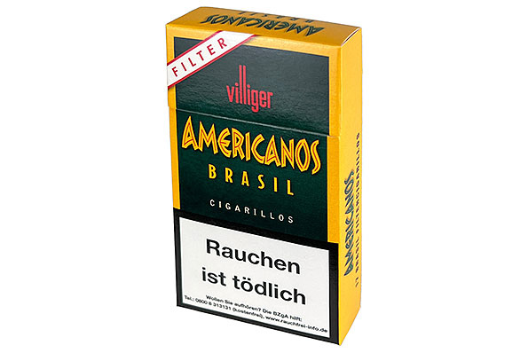 Villiger Americanos Brasil Filter 17 Cigarillos