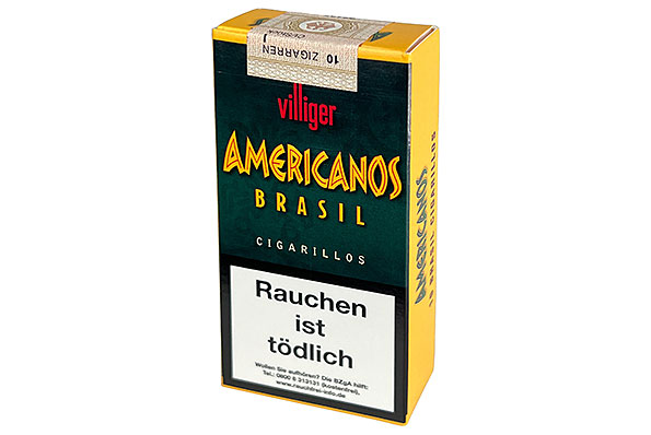 Villiger Americanos Brasil Club 10 Cigarillos Villiger Americanos Brasil Club 10 Cigarillos