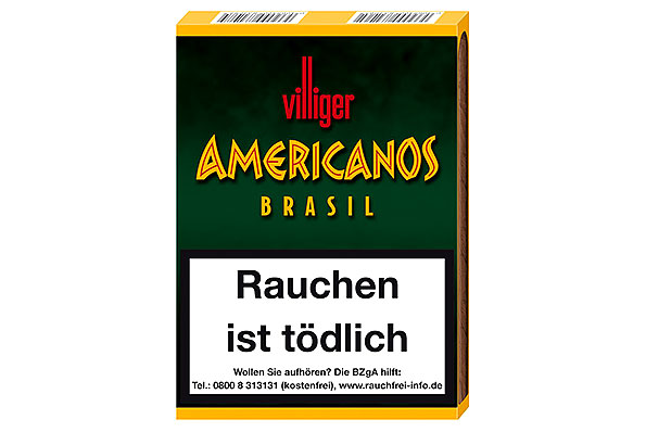 Villiger Americanos Brasil 5 Cigarillos