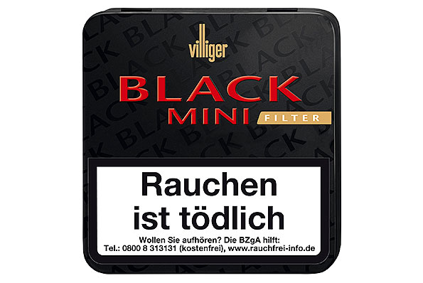 Villiger Black Mini Filter Sumatra 20 Cigarillos