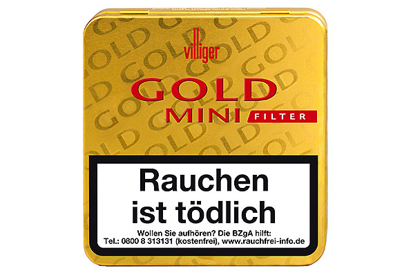 Villiger Gold Mini Filter Smooth Vanilla 20 Zigarillos Villiger Gold Mini Filter Smooth Vanilla 20 Zigarillos