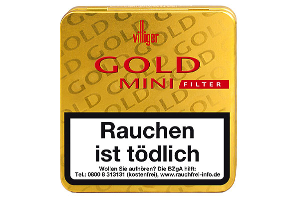 Villiger Gold Mini Filter Smooth Vanilla 20 Cigarillos