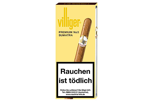 Villiger Premium No. 3 Sumatra 5 Zigarren