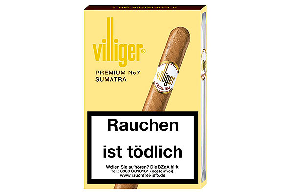 Villiger Premium No. 7 Sumatra 5 Zigarren  Villiger Premium No. 7 Sumatra 5 Zigarren