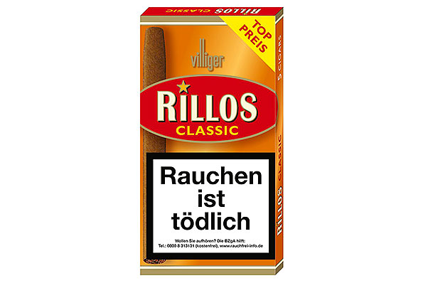 Villiger Rillos Classic 5 Cigarillos  Villiger Rillos Classic 5 Cigarillos
