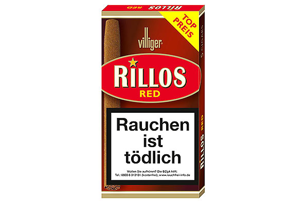 Villiger Rillos Red Sweets 5 Zigarillos  Villiger Rillos Red Sweets 5 Zigarillos