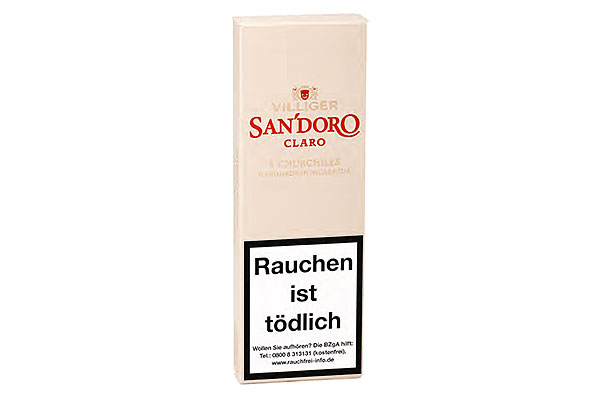 Villiger San'Doro Claro Churchill (Churchill) 3 Zigarren  Villiger San'Doro Claro Churchill (Churchill) 3 Zigarren