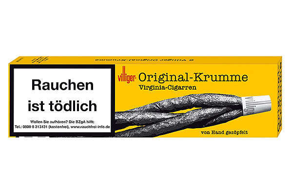 Villiger Virginias Original Krumme 6 Cigars Villiger Virginias Original Krumme 6 Cigars
