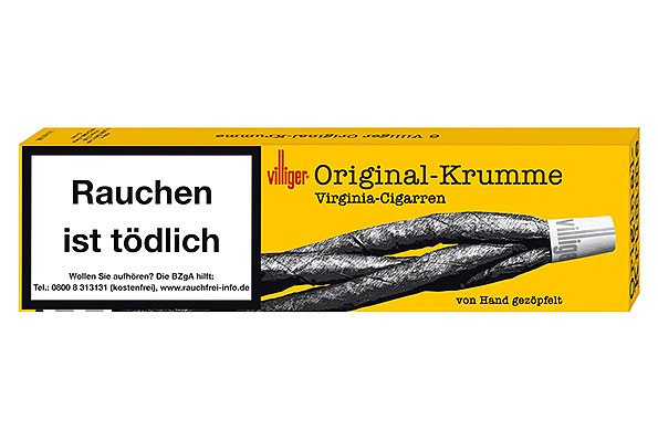 Villiger Virginias Original Krumme 6 Zigarren