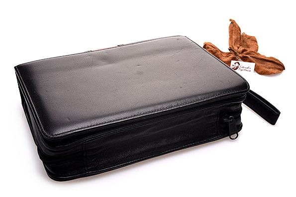 Martin Wess Design Leder Pfeifentasche Seitenprofil Rei�verschluss