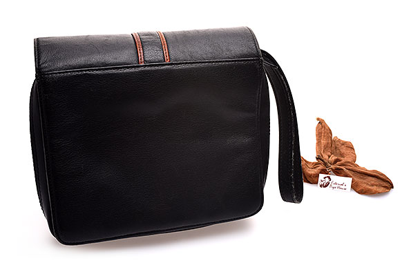 Martin Wess Design Leder Pfeifentasche R�ckansicht Geschlossen
