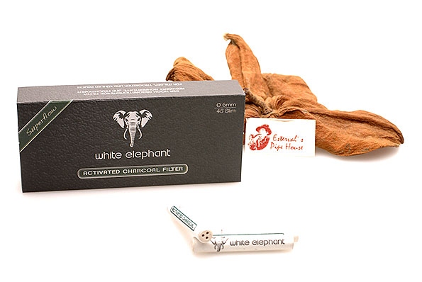 White Elephant Activated Charcoal Filter 6mm (45 Filter) White Elephant Activated Charcoal Filter 6mm (45 Filter)