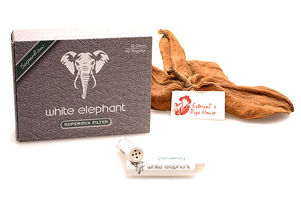 White Elephant Supermix Filter Superflow 9mm (40 Filter)  White Elephant Supermix Filter Superflow 9mm (40 Filter)