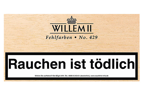 Willem II Fehlfarben No. 429 Sumatra 100 Zigarillos