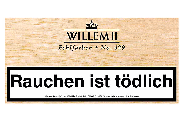 Willem II Fehlfarben No. 429 Sumatra 100 Cigarillos Willem II Fehlfarben No. 429 Sumatra 100 Cigarillos