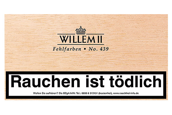 Willem II Fehlfarben No. 439 Sumatra 100 Cigarillos Willem II Fehlfarben No. 439 Sumatra 100 Cigarillos