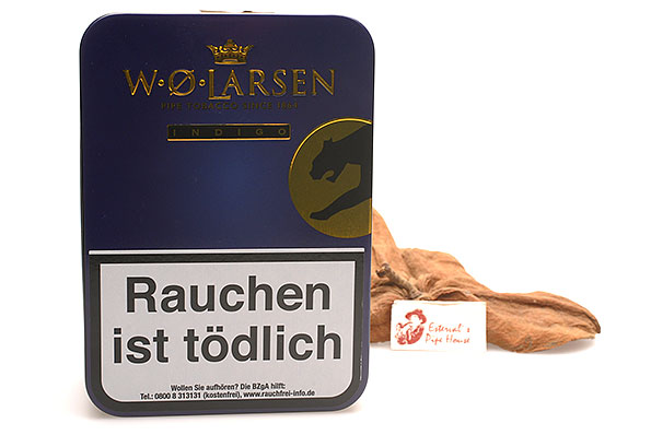 W.Ø. Larsen Indigo Pfeifentabak 100g Dose  W.Ø. Larsen Indigo Pfeifentabak 100g Dose