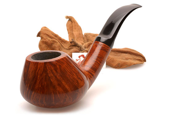 W.. Larsen Straight Grain 4 Saddle Bent Brandy Estate