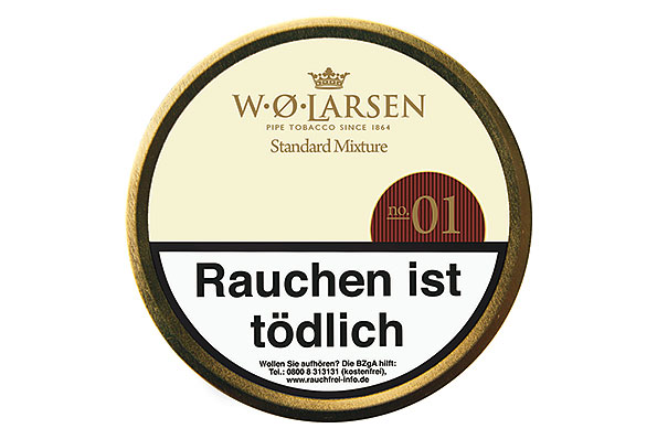 W.Ø. Larsen Standard Mixture No. 01 Pipe tobacco 100g Tin W.Ø. Larsen Standard Mixture No. 01 Pipe tobacco 100g Tin
