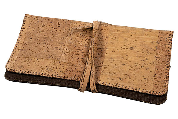 Woodoo Cork Natural Canvas Brown 17cm Tobacco Pouch Woodoo Cork Natural Canvas Brown 17cm Tobacco Pouch