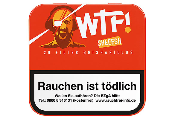WTF! Sheeesh 20 Filter Cigarillos  WTF! Sheeesh 20 Filter Cigarillos