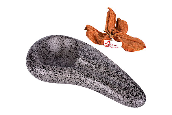 Ceramic Cigar Ashtray Grey / Black Ceramic Cigar Ashtray Grey / Black