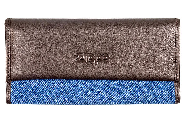 Zippo Jeans/Lederoptik Mocca Drehertasche Zippo Jeans/Lederoptik Mocca Drehertasche