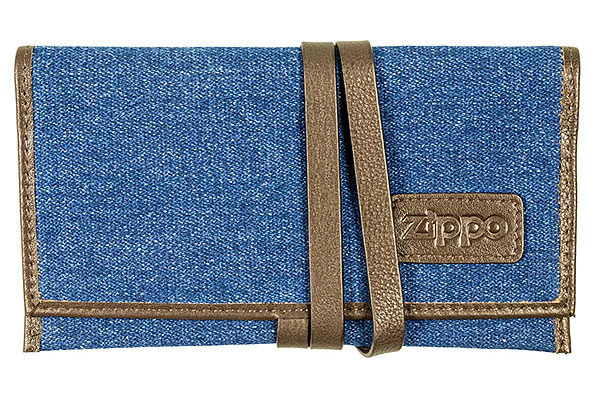 Zippo KS Jeans/Lederoptik Mocca Drehertasche Zippo KS Jeans/Lederoptik Mocca Drehertasche
